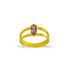 Anillo Nereida · 3 Colores -alvent Tienda de ventas ANILLO DOBLE LILAC ORO ALVENT