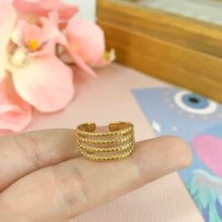 Anillo Layla Ajustable -alvent Tienda de ventas ANILLOTIRASORO