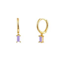 Aros Click&Charm Moet · 4 Colores -alvent Tienda de ventas ARO CLICK CHARM MOET LILA ORO ALVENT
