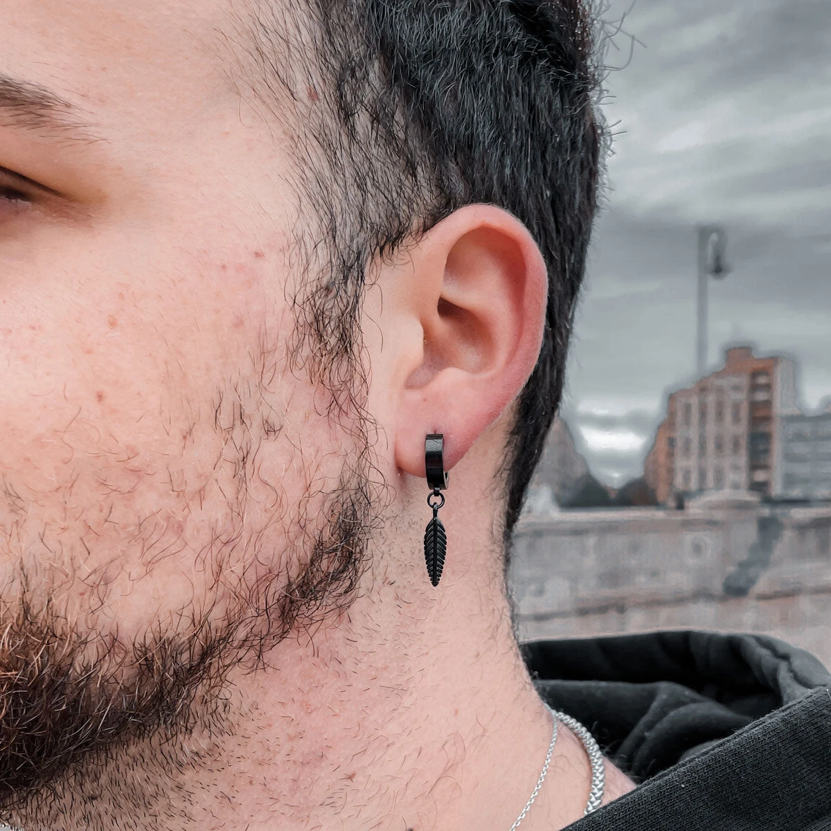 Aro Click Pluma Negro 2 Aro Click Pluma Negro - Imagen 2