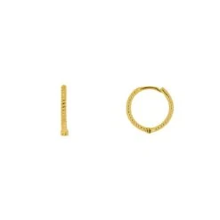 Aro Click Curl · 3 Tamaños -alvent Tienda de ventas AROS CLICK CURL 14MM ORO ALVENT