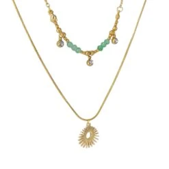 Collar Claudia · 2 Colores 13 Collar Claudia · 2 Colores -alvent Tienda de ventas CLAUDIAAGUMARINACOLOR