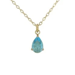 Collar Gota · 7 Colores -alvent Tienda de ventas COLLAR GOTA AZUL