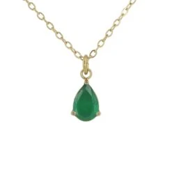 Collar Gota · 7 Colores -alvent Tienda de ventas COLLAR GOTA ESMERALDA