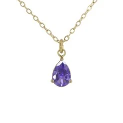 Collar Gota · 7 Colores -alvent Tienda de ventas COLLAR GOTA LILA