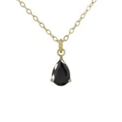 Collar Gota · 7 Colores -alvent Tienda de ventas COLLAR GOTA NEGRO 2