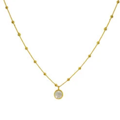 Collar Serenidad · 2 Piedras -alvent Tienda de ventas COLLAR PIEDRA LUNA ORO ALVENT b924ff36 1881 4036 936d 610010d6cd95