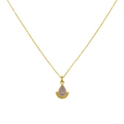 Collar Tar Abanico -alvent Tienda de ventas COLLAR TAR CUARZO ORO ROSA ESLABONE ALVENT