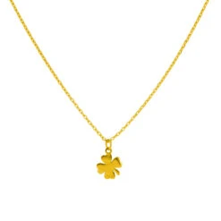 Collar Trébol -alvent Tienda de ventas COLLAR TREBOL ORO ALVENT