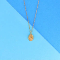 Collar Virgen Milagrosa -alvent Tienda de ventas COLLAR VIRGEN ACERO