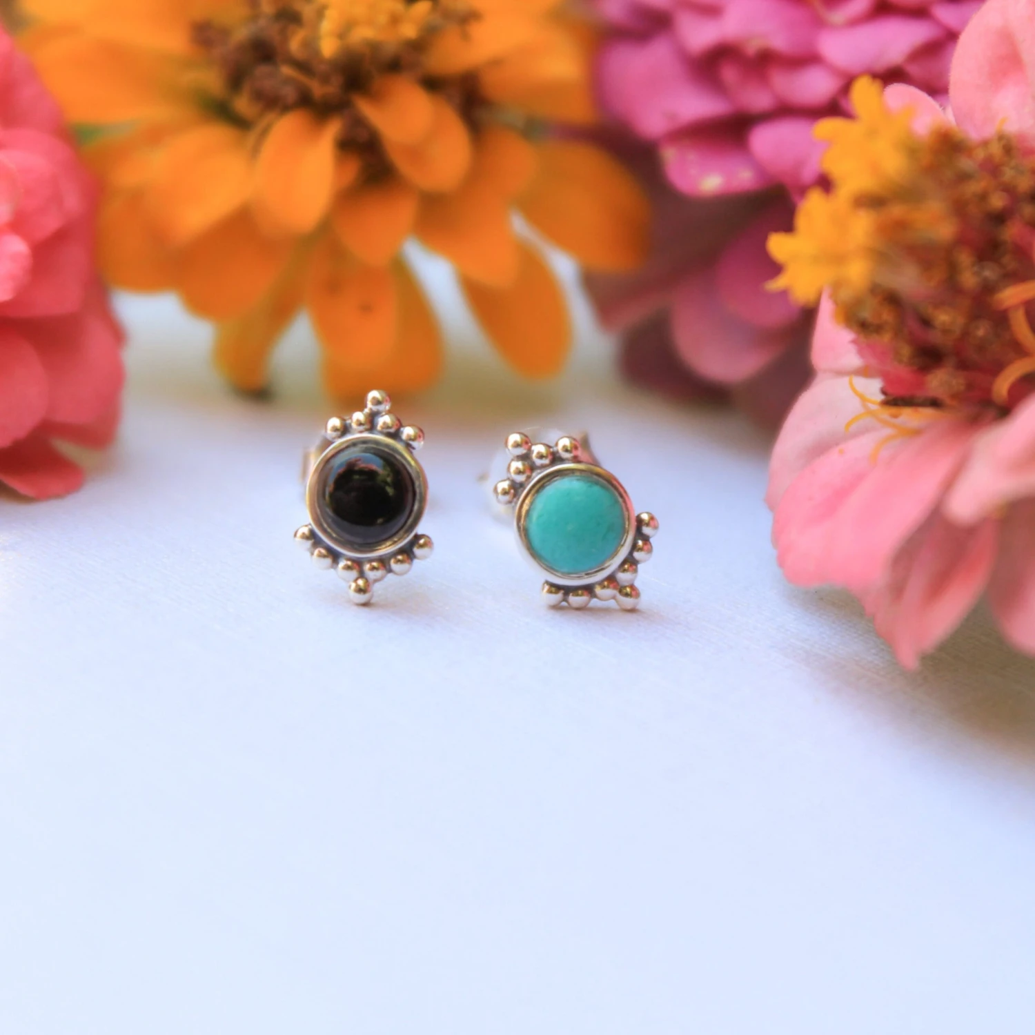 Pendientes Etram · 2 Piedras 2 Pendientes Etram · 2 Piedras - Imagen 2