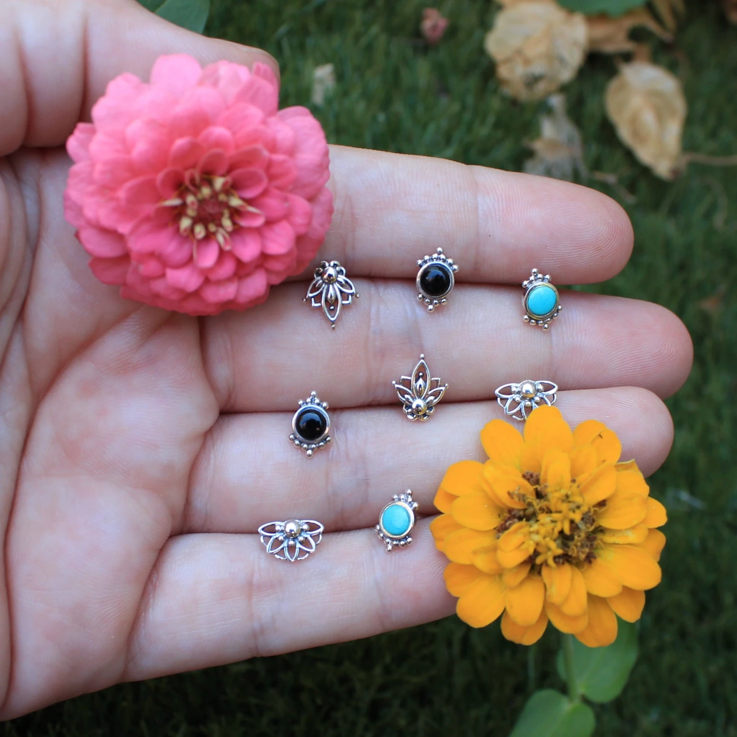 Pendientes Etram · 2 Piedras 8 Pendientes Etram · 2 Piedras - Imagen 8