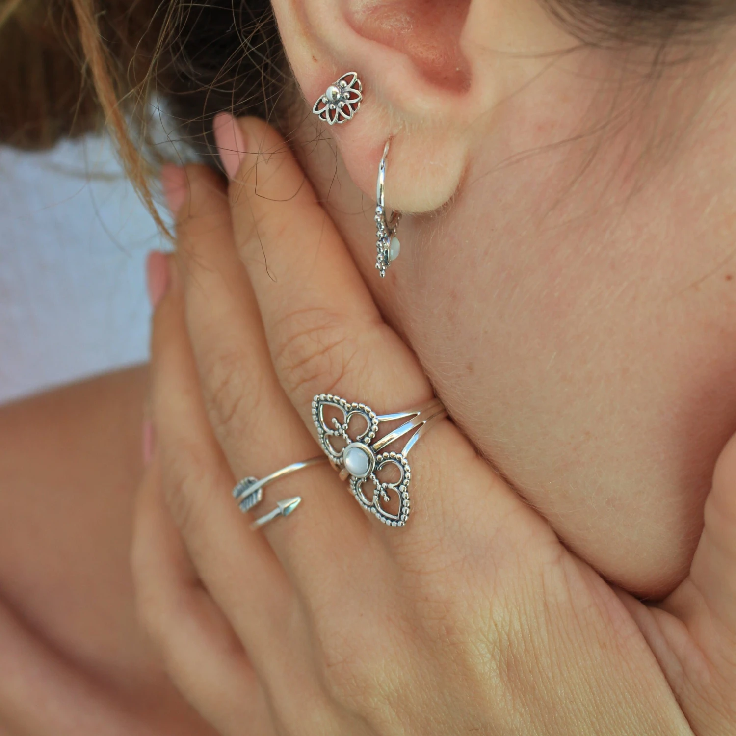 Anillo Arinya · 3 Piedras 9 Anillo Arinya · 3 Piedras - Imagen 9