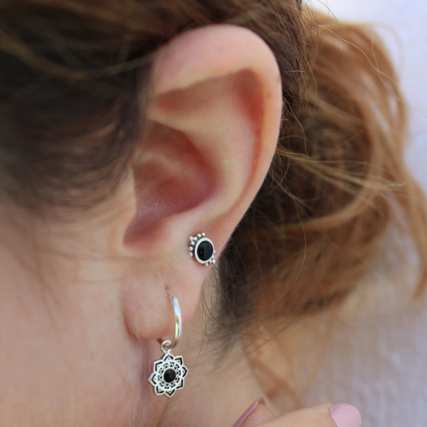 Pendientes Etram · 2 Piedras 6 Pendientes Etram · 2 Piedras - Imagen 6