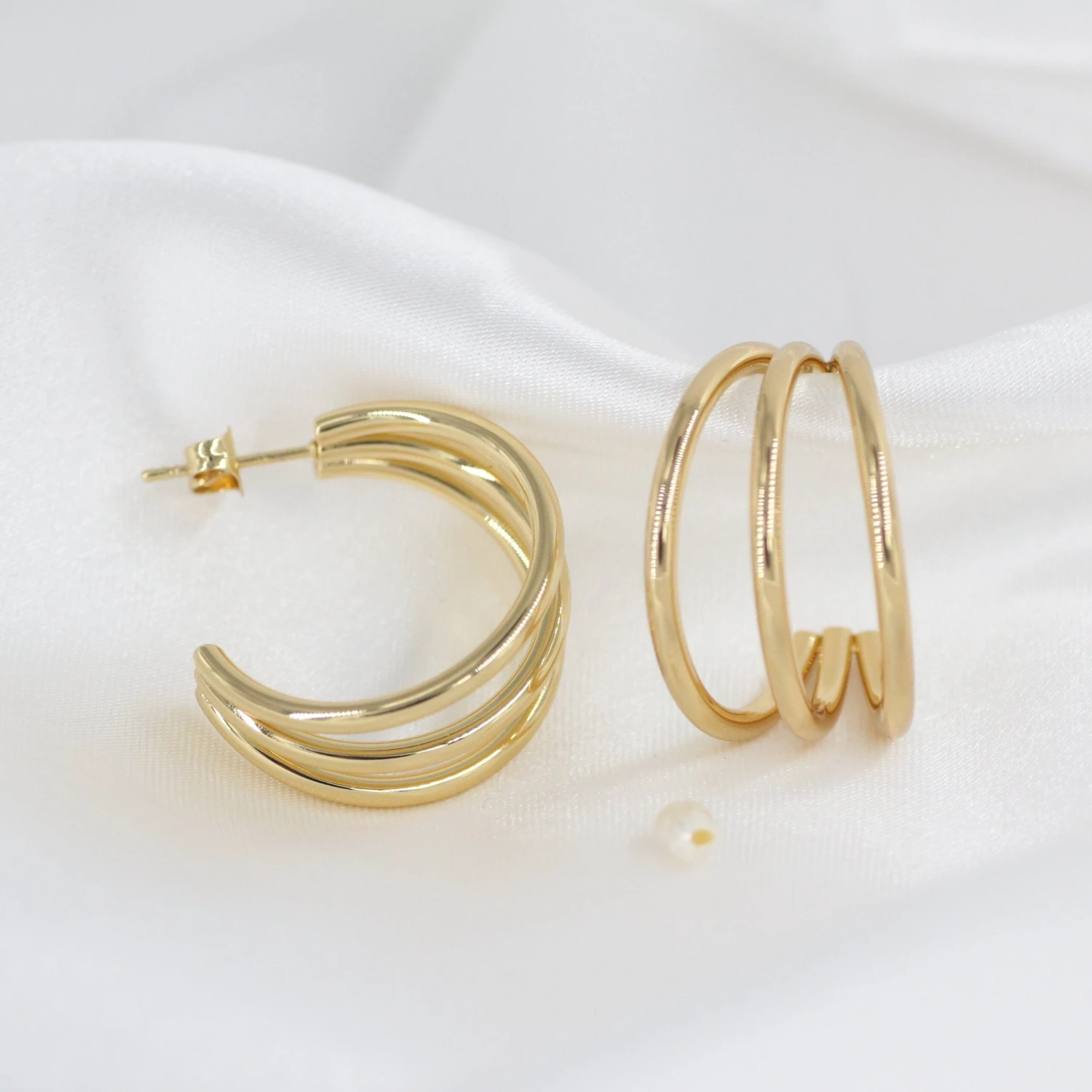 Pendientes Triple 4 Pendientes Triple - Imagen 4