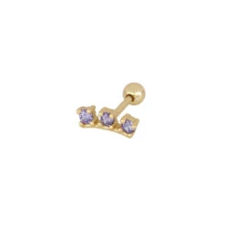Piercing Carol -alvent Tienda de ventas PIERCING LINUM LILA ORO