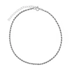 Tobillera Cordón -alvent Tienda de ventas Tobillera cordon plata