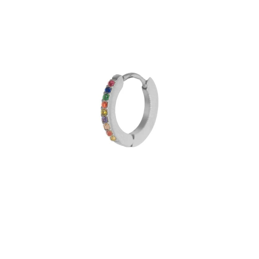 Aros Click Rainbow · Acero 6 Aros Click Rainbow · Acero - Imagen 6