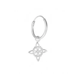 Aros Nudo De Bruja -alvent Tienda de ventas indiv aro plata nudo de bruja 10mm 12mm precio par