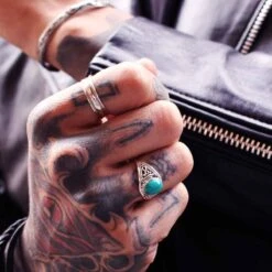 Anillo Stein · 4 Piedras -alvent Tienda de ventas stein turq vanir low